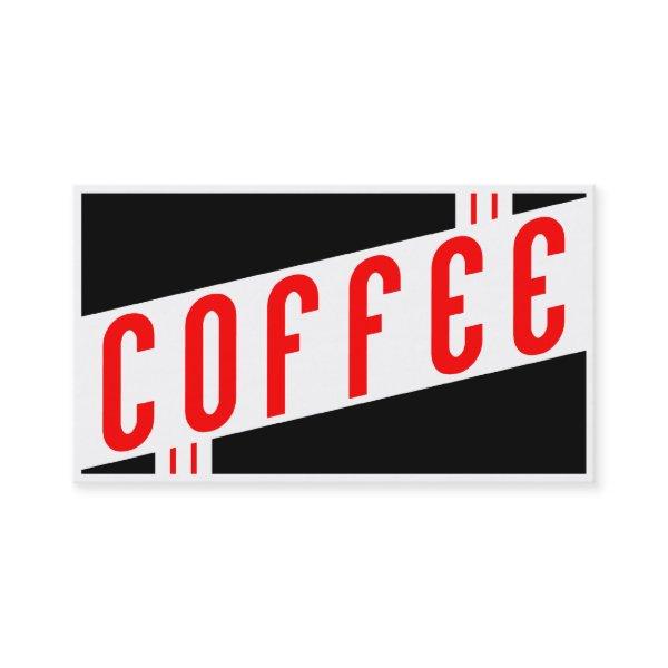 retro coffee loyalty program