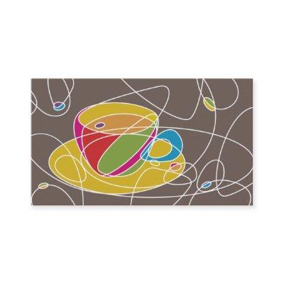 retro COFFEE shapes