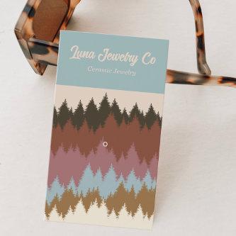 Retro Colorful Forest 1 Pin Jewelry