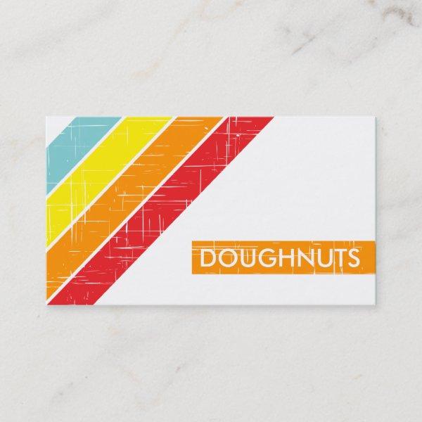 retro DOUGHNUTS loyalty card