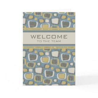 Retro Employee Welcome to the Team Card