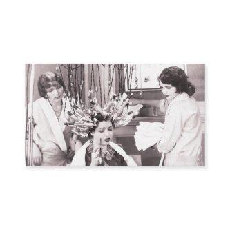 Retro Fun Hair Salon Appointment Card