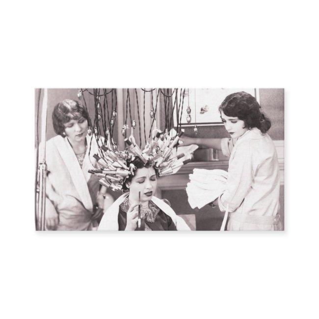 Retro Fun Hair Salon Appointment Card