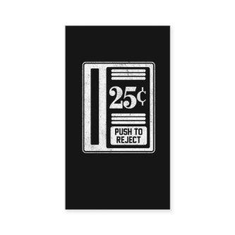 Retro Gamer Gift Classic Arcade Coin-Op 25 Cent