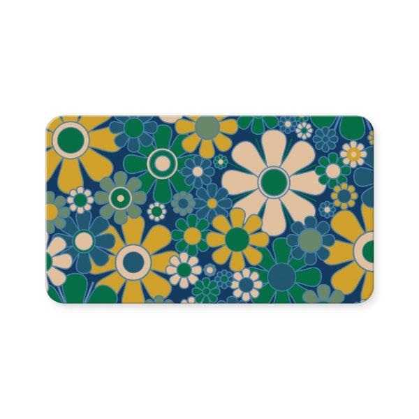 Retro Garden 60s 70s Aesthetic Floral Pattern