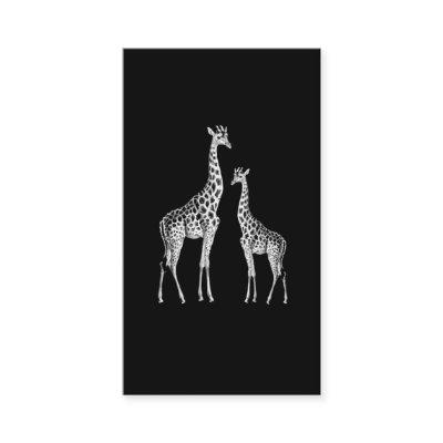 Retro Giraffe Funny Safari Animal Art