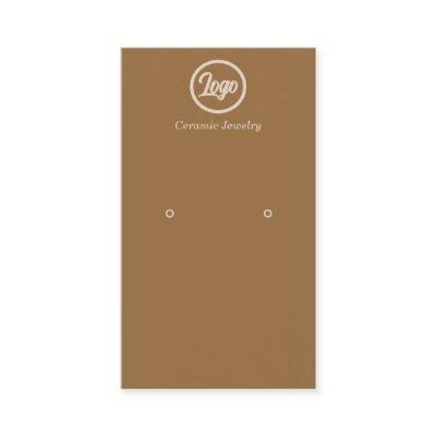 Retro Gold Earring Jewelry Logo
