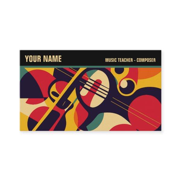 Retro Jazz Abstract Music Professional