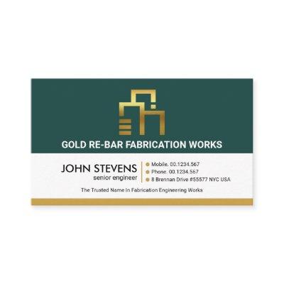 Retro Layers Gold Rebar Building Engineering