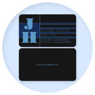 Retro-modern Monogram & Editable Shapes & Colors