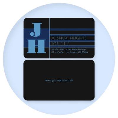 Retro-modern Monogram & Editable Shapes & Colors
