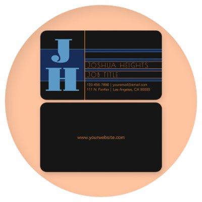 Retro-modern Monogram & Editable Shapes & Colors