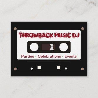 Retro Music DJ Cassette Tape Theme