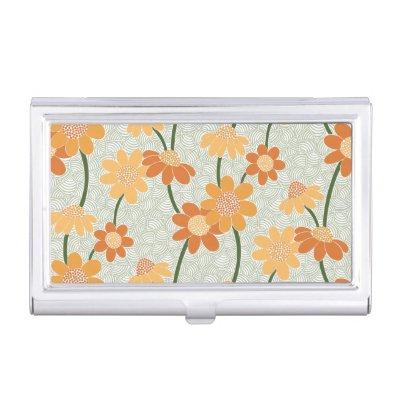 Retro muted 1970s Flowers  Case