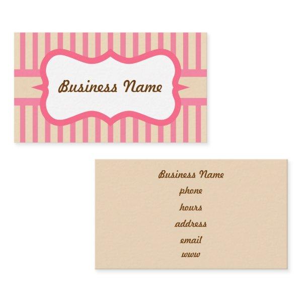 Retro Pink Striped