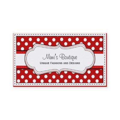 Retro Red polka dot
