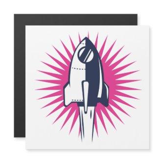 Retro Space Rocket