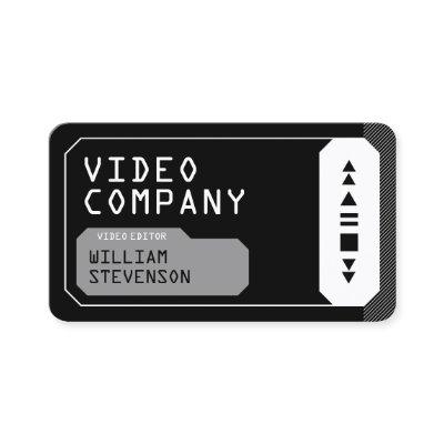 Retro style user interface black