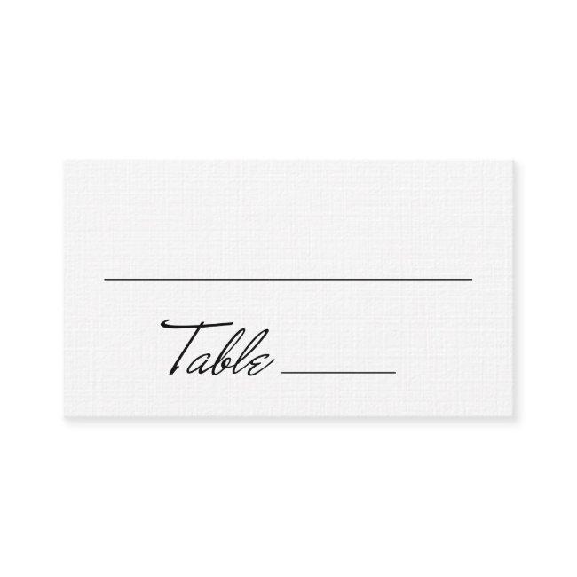 Retro Table Place Cards Templates | Blank