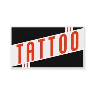 retro tattoo stamp card