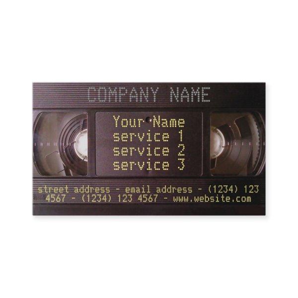 Retro tech VHS  video audio business