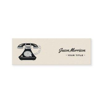 Retro Telephone Black Old Style Professional Mini