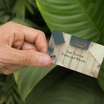 Retro Typewriter Desk QR Code