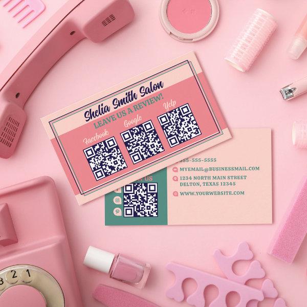 Retro Typography Cool Business Leave a Review