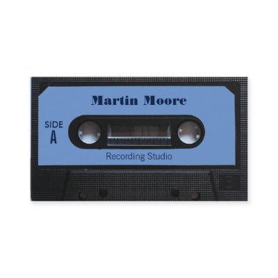 Retro vintage audio style cassette cover