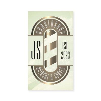 Retro vintage style giant gold logo