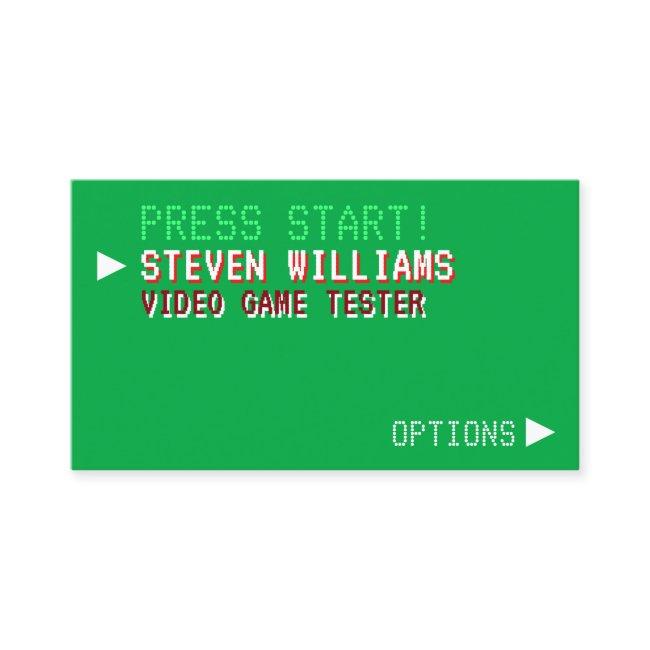 Retro vintage style video game illustrated