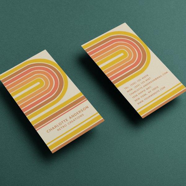 Retro Vintage Wave Abstract Trendy Name