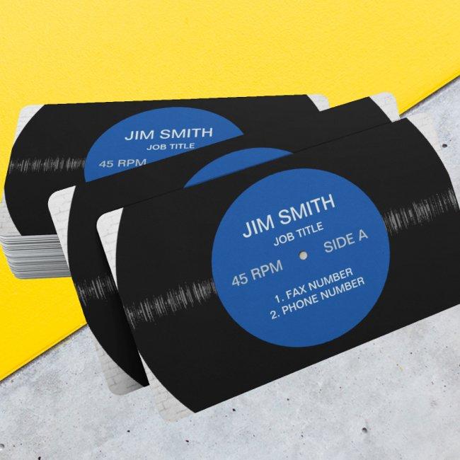Retro Vinyl Record Generic Template