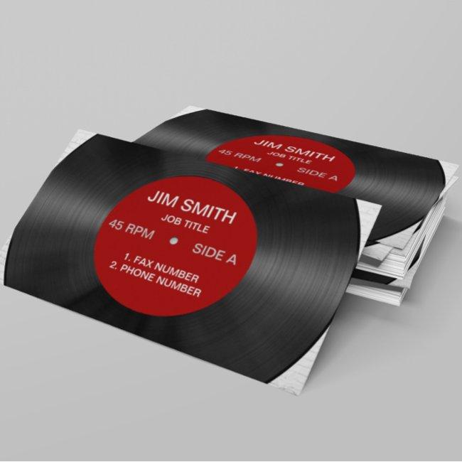 Retro Vinyl Record Generic Template