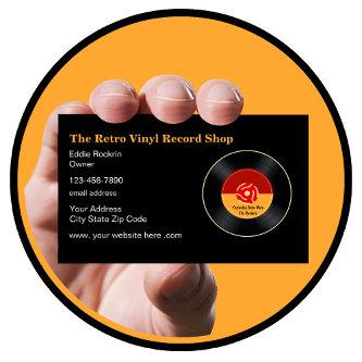 Retro Vinyl Record Store 45 RPM Theme