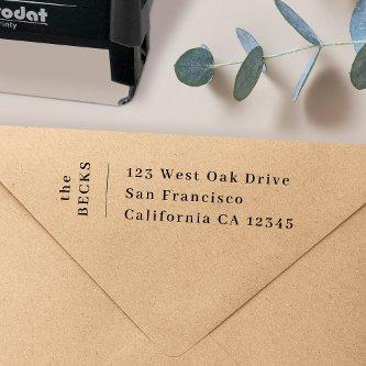 Return Address | Modern Minimal Stylish Trendy Self-inking Stamp
