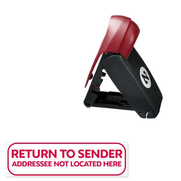 RETURN TO SENDER Message Pocket Stamp