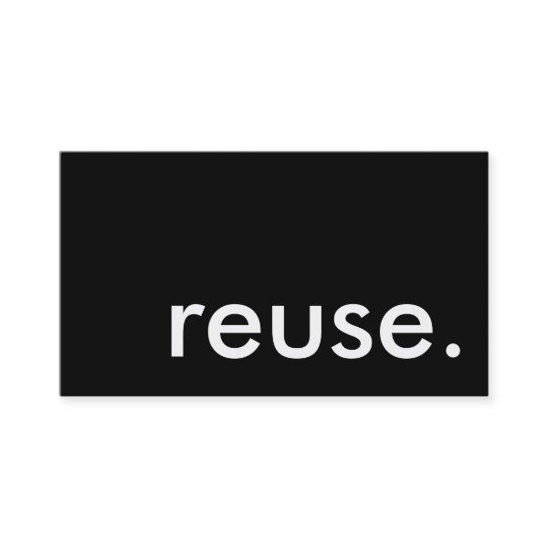 reuse.