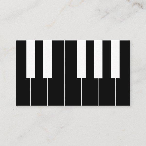 Reversed Piano Keys