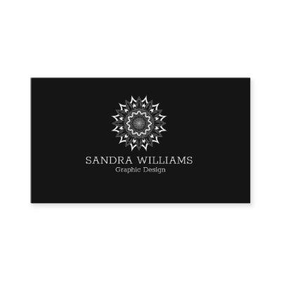 Reversible black and white mandala