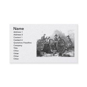 Revolutionary War Molly Pitcher Cannon Business Ca