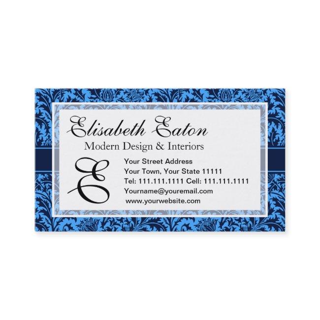 Rich Elegant Blue Floral William Morris Pattern