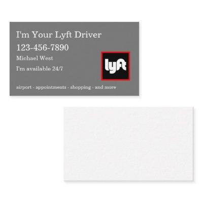 Rideshare Taxi Driver Modern B
