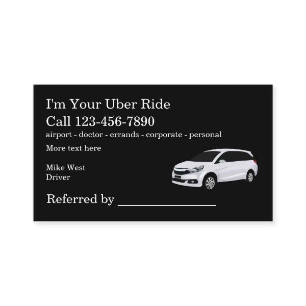 Rideshare Taxi Driver Referral