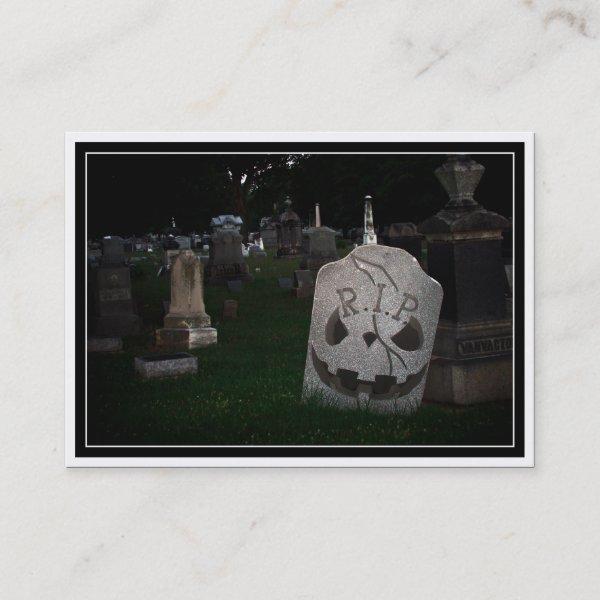 RIP Cemetery Tombstone