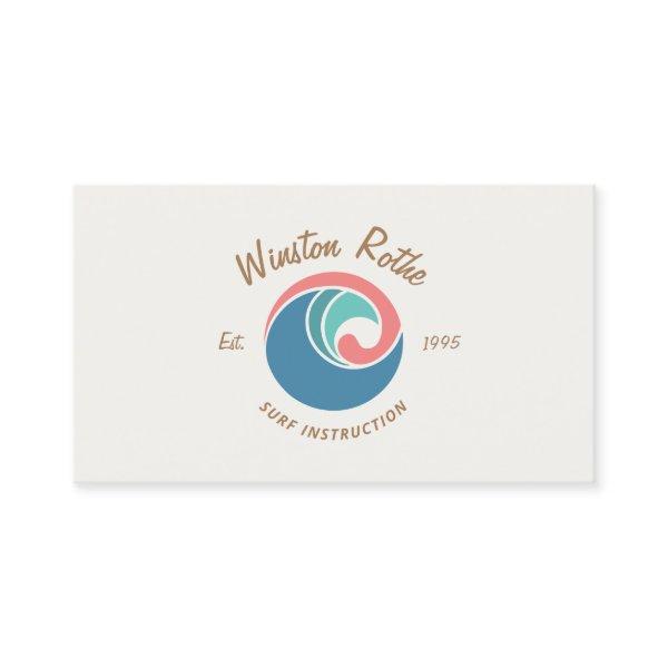 Rip Curl Wave Logo Surfing Instructor