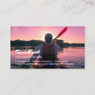 River Guide, Kayaking at Sunset, DIY Profession