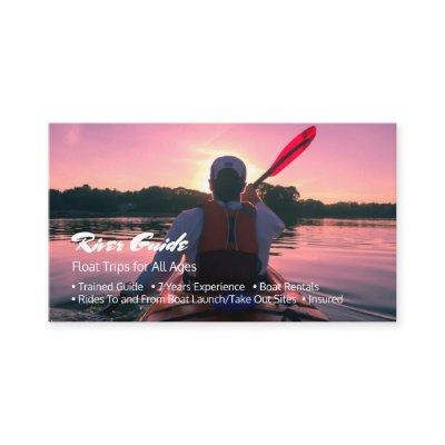 River Guide, Kayaking at Sunset, DIY Profession