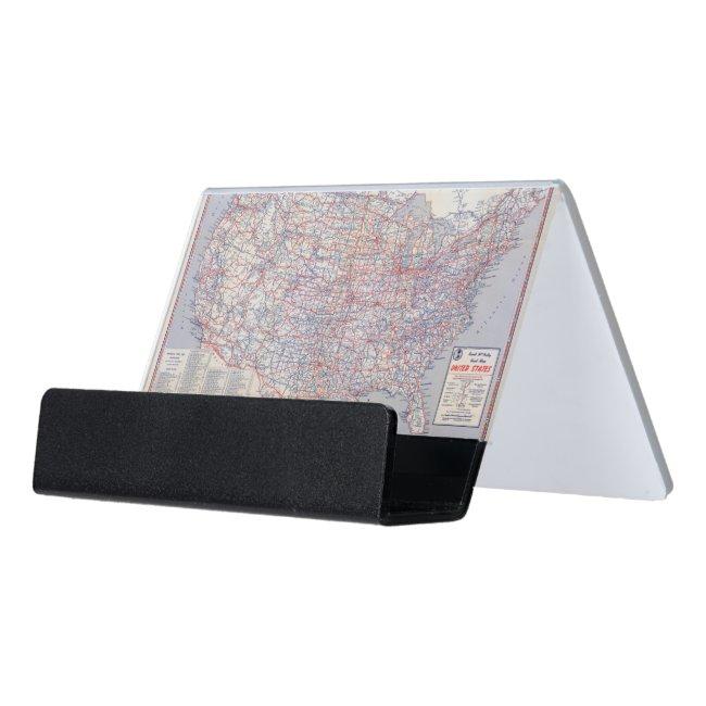 Road map United States Desk Holder