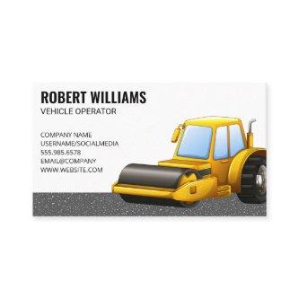 Road Roller | Construction Machinery Appointment Card